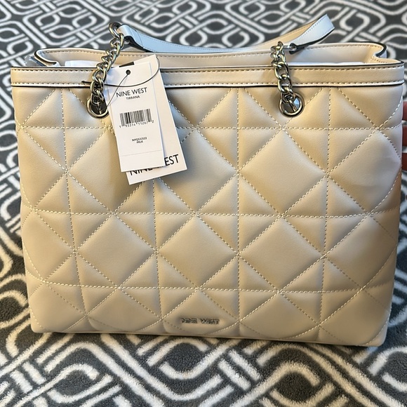 Nine West Womens Tirrana Satchel - Picture 2 of 5